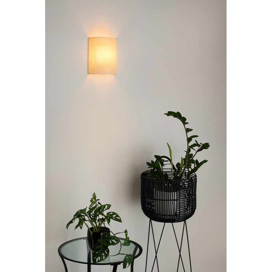 Brilagi - Applique murale SEMI 1xE27/15W/230V crème