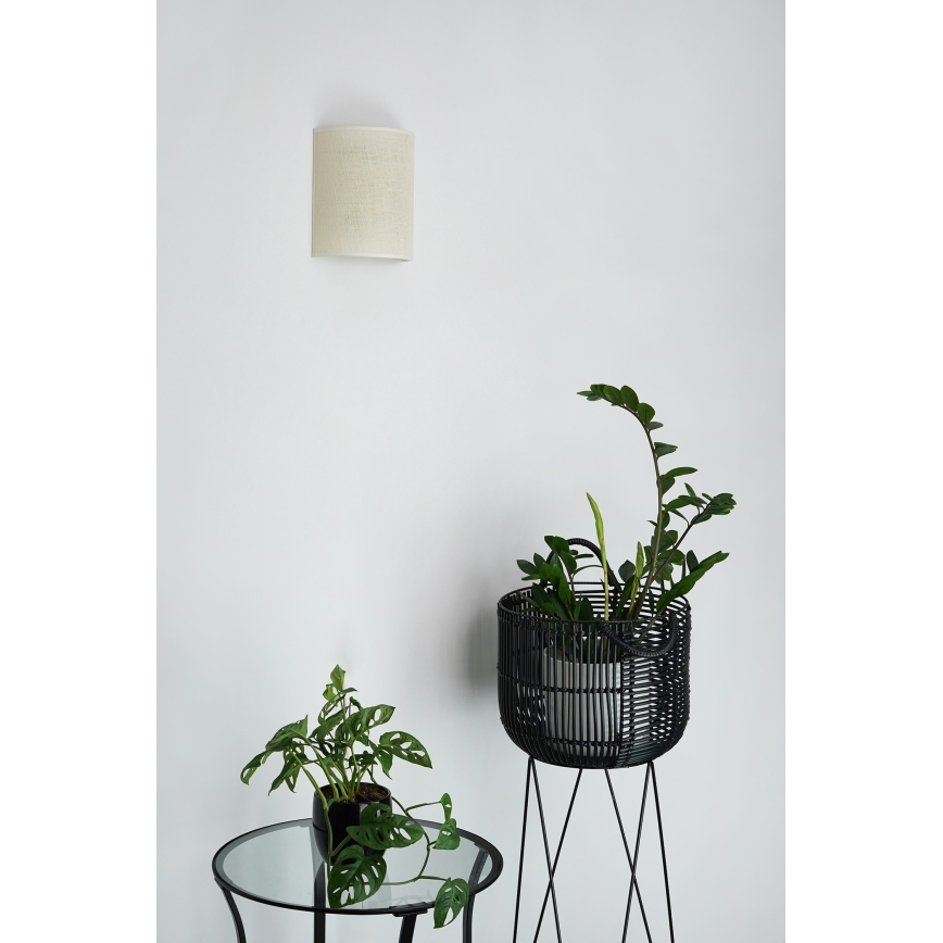 Brilagi - Applique murale SEMI 1xE27/15W/230V crème