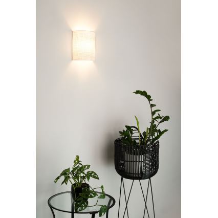 Brilagi - Applique murale SEMI 1xE27/15W/230V gris clair