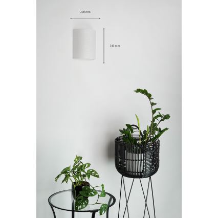 Brilagi - Applique murale SEMI 1xE27/15W/230V gris clair