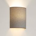 Brilagi - Applique murale SEMI 1xE27/15W/230V gris clair