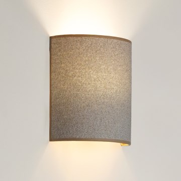 Brilagi - Applique murale SEMI 1xE27/15W/230V gris clair