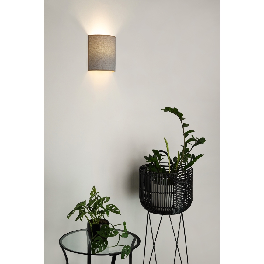 Brilagi - Applique murale SEMI 1xE27/15W/230V gris clair