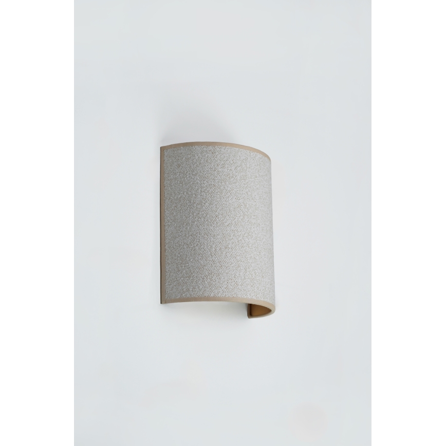 Brilagi - Applique murale SEMI 1xE27/15W/230V gris clair