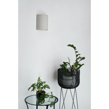 Brilagi - Applique murale SEMI 1xE27/15W/230V gris clair