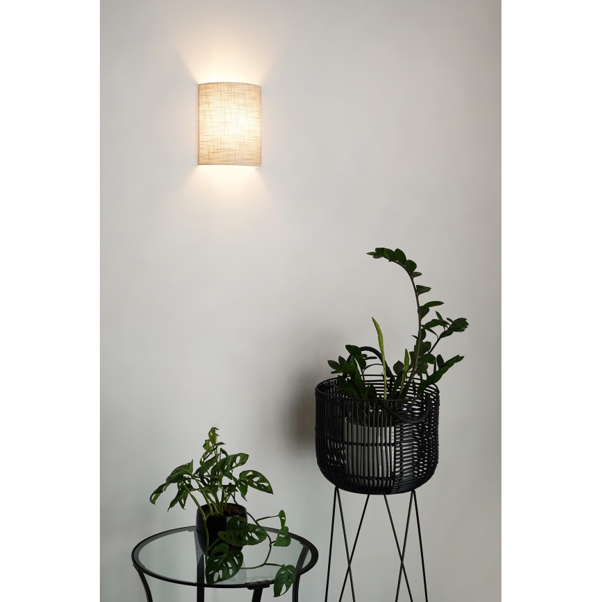 Brilagi - Applique murale SEMI 1xE27/15W/230V gris foncé