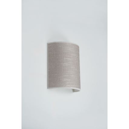 Brilagi - Applique murale SEMI 1xE27/15W/230V gris foncé