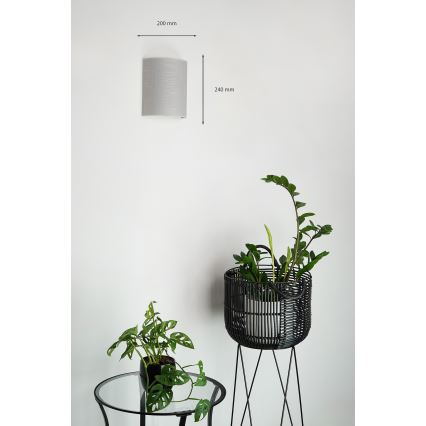 Brilagi - Applique murale SEMI 1xE27/15W/230V gris
