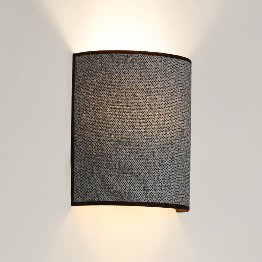 Brilagi - Applique murale SEMI 1xE27/15W/230V gris