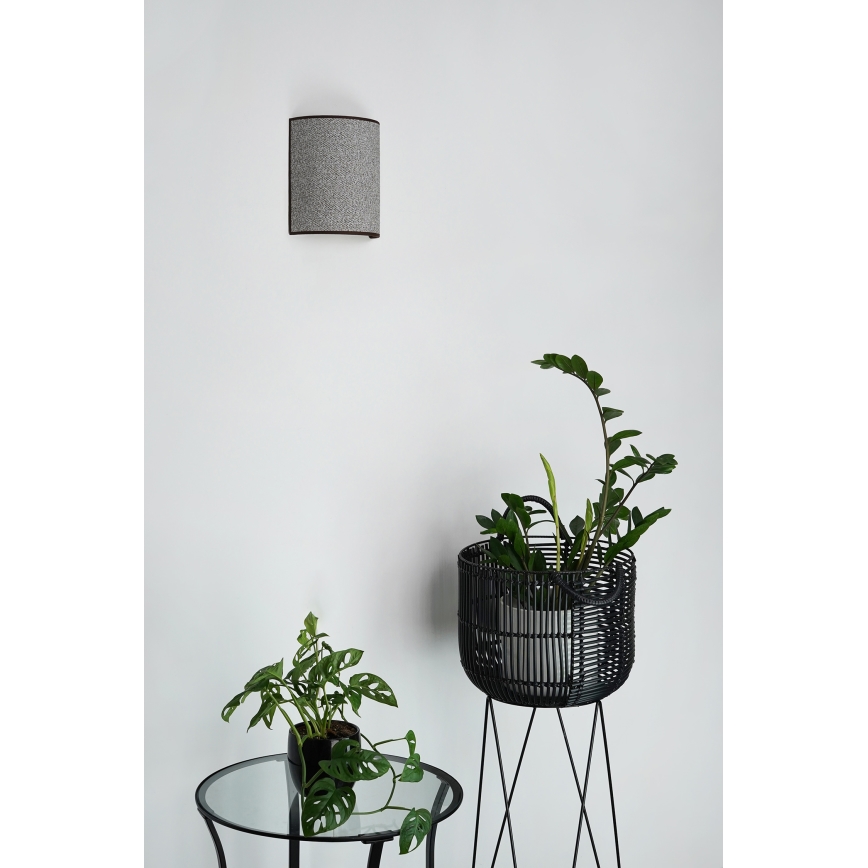 Brilagi - Applique murale SEMI 1xE27/15W/230V gris