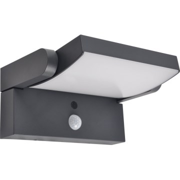 Brilagi - Applique murale solaire avec détecteur ANKLE LED/10W/3,7V 3000K IP65 anthracite