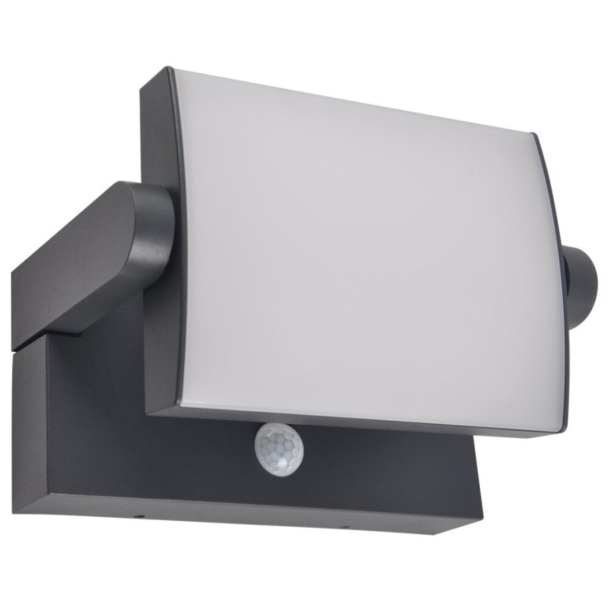 Brilagi - Applique murale solaire avec détecteur de mouvement et de crépuscule ANKLE LED/10W/3,7V 3000 mAh 4000K IP65 anthracite