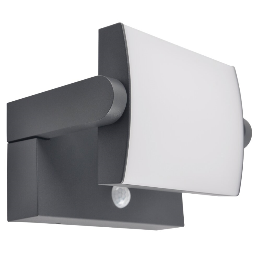 Brilagi - Applique murale solaire avec détecteur de mouvement et de crépuscule ANKLE LED/10W/3,7V 3000 mAh 4000K IP65 anthracite
