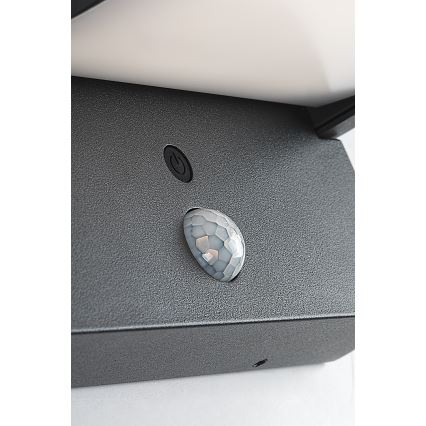 Brilagi - Applique murale solaire avec détecteur de mouvement et de crépuscule ANKLE LED/10W/3,7V 3000 mAh 4000K IP65 anthracite