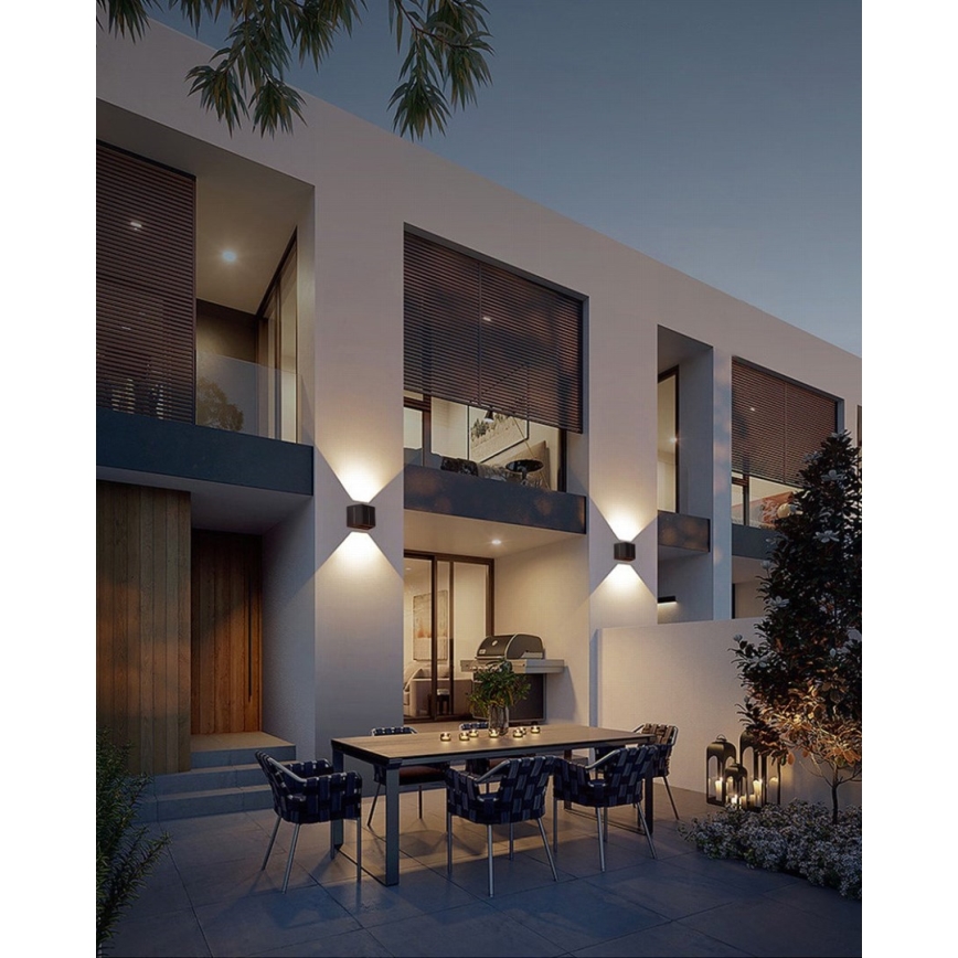 Brilagi - Applique murale solaire avec détecteur SOLAR CUBE LED/2W/3,2V 1300 mAh IP54