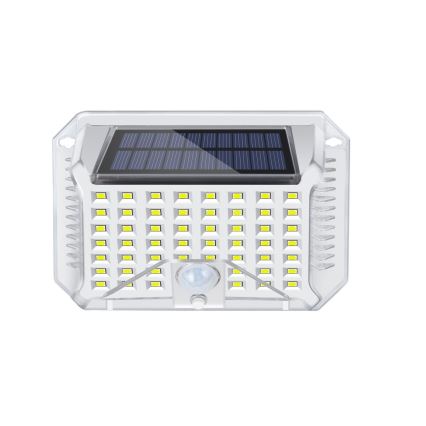Brilagi - Applique murale solaire avec détecteur WALLIE LED/4W/5,5V 1200 mAh 6500K IP64 argent