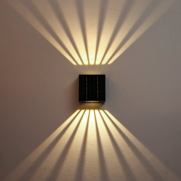 Brilagi - Applique murale solaire BLOCK LED/2W/3,7V IP44