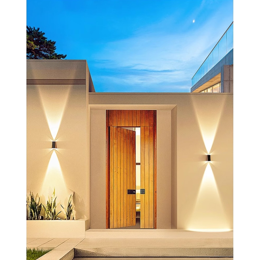 Brilagi - Applique murale solaire PYRAMID LED/2W/3,2V 1300 mAh IP54