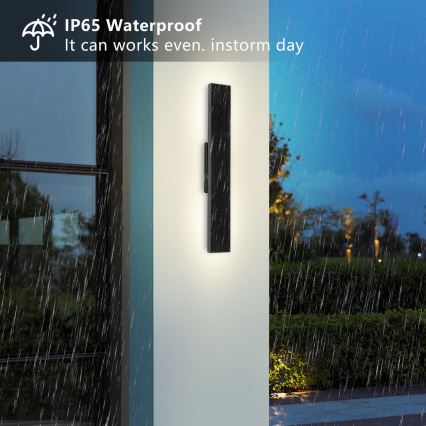 Brilagi - Applique murale solaire LED dimmable SUN LED/4W/230V 60 cm 4000 mAh IP44