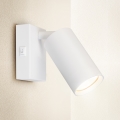 Brilagi - Applique murale spot avec interrupteur SELE 1xGU10/30W/230V blanc