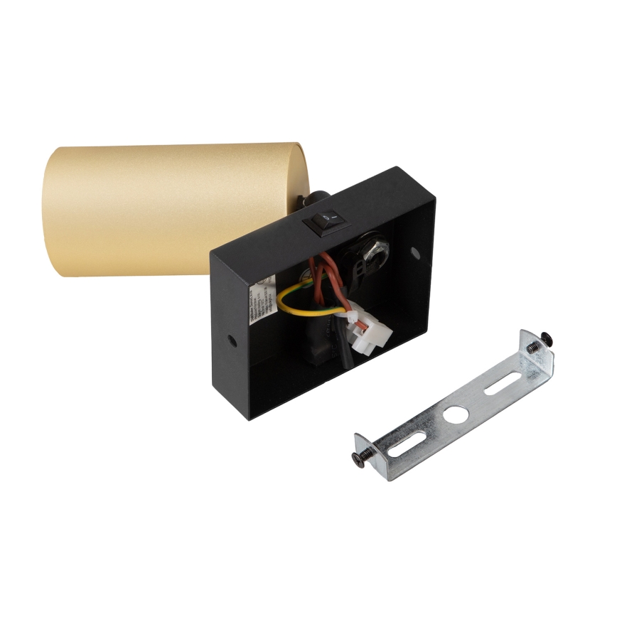 Brilagi - Applique murale spot avec interrupteur intégré SELE 1xGU10/30W/230V noir/doré