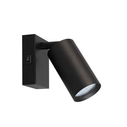 Brilagi - Applique murale orientable avec interrupteur SELE 1xGU10/30W/230V noire