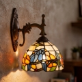 Brilagi - Applique murale Tiffany en vitrail JUNGLE 1xE14/40W/230V