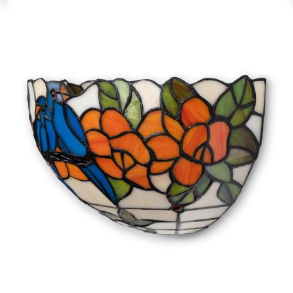 Brilagi - Applique murale Tiffany en vitrail JUNGLE 1xE14/40W/230V
