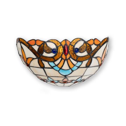 Brilagi - Applique murale Tiffany en vitrail MIRABELLA 1xE14/40W/230V