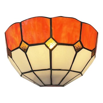 Brilagi - Applique murale Tiffany SIENNA en vitrail 1xE14/40W/230V