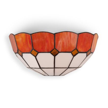 Brilagi - Applique murale Tiffany SIENNA en vitrail 1xE14/40W/230V