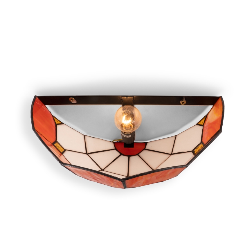 Brilagi - Applique murale Tiffany SIENNA en vitrail 1xE14/40W/230V