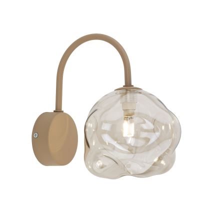 Brilagi - Applique murale VULCANO 1xG9/8W/230V beige / beige fumé