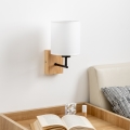 Brilagi - Applique NUBILA WOOD 1xE27/25W/230V quercia/bianco