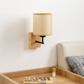 Brilagi - Applique NUBILA WOOD 1xE27/25W/230V quercia/marrone chiaro