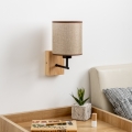 Brilagi - Applique NUBILA WOOD 1xE27/25W/230V quercia/marrone