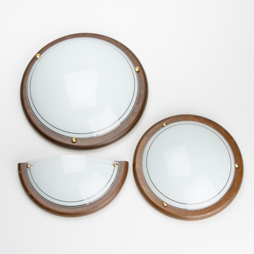 Brilagi - Applique ORBIS 1xE27/60W/230V 30 cm, finitura pino