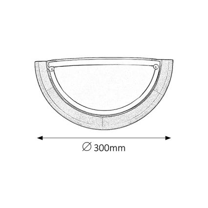 Brilagi - Applique ORBIS 1xE27/60W/230V 30 cm pino