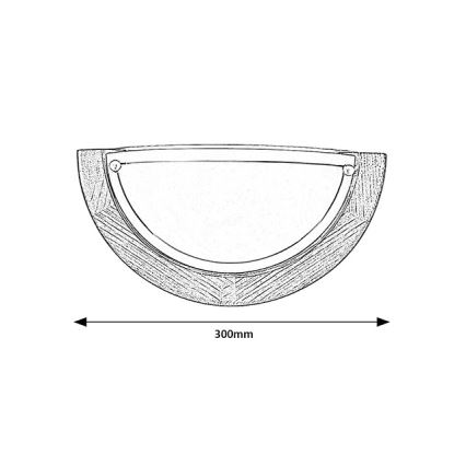Brilagi - Applique ORBIS 1xE27/60W/230V 30 cm pino