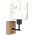 Brilagi - Applique per cameretta BOBO WOOD 1xE27/25W/230V rovere/nero/bianco con coniglietti