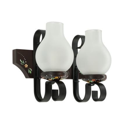 Brilagi - Applique QUEEN 2xE14/40W/230V faggio/wenge