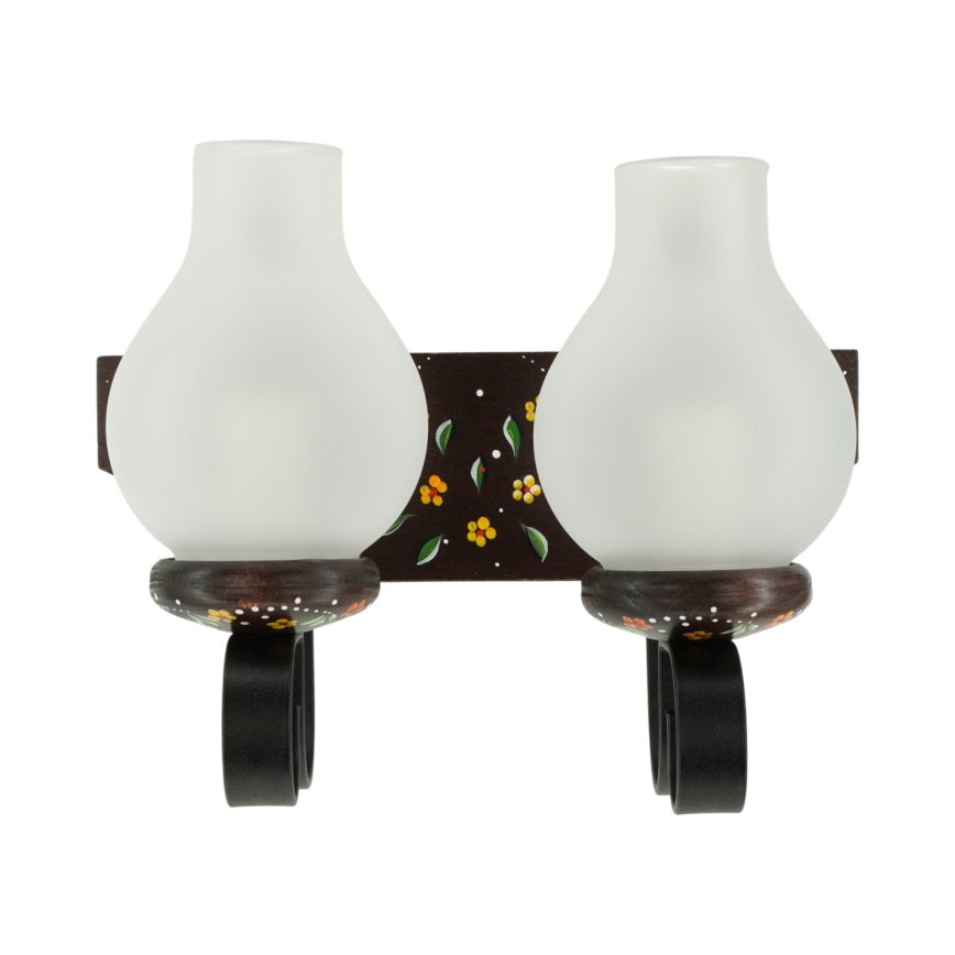 Brilagi - Applique QUEEN 2xE14/40W/230V faggio/wenge