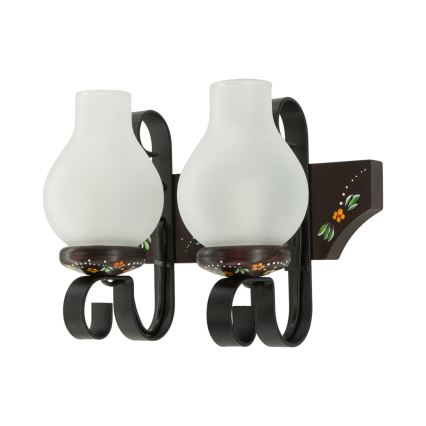 Brilagi - Applique QUEEN 2xE14/40W/230V faggio/wenge