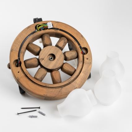 BRILAGI - Applique ROATA APLICA 3xE14/40W/230V faggio