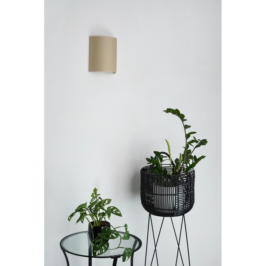 Brilagi - Applique SEMI 1xE27/15W/230V beige