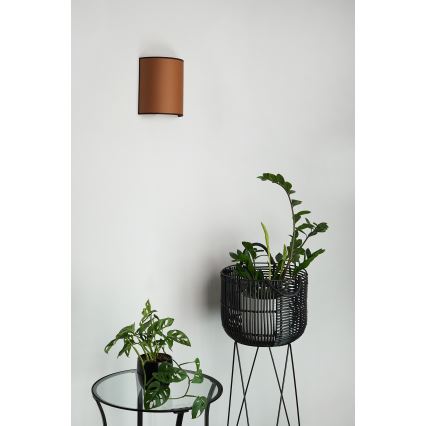 Brilagi - Applique SEMI 1xE27/15W/230V diametro 20 cm marrone