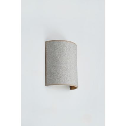 Brilagi - Applique SEMI 1xE27/15W/230V grigio chiaro