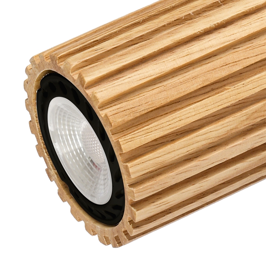 Brilagi - Applique spot murale MODERN WOOD 1xGU10/8W/230V bois/noir