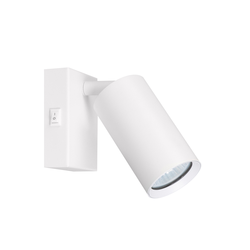 Brilagi - Applique murale spot avec interrupteur SELE 1xGU10/30W/230V blanc