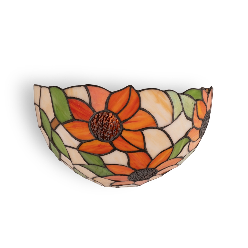 Brilagi - Applique Tiffany in vetro colorato SUNFLOWER 1xE14/40W/230V